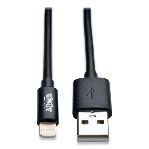 Tripp Lite Lightning to USB Cable, 10 ft, Black M100-010-BK