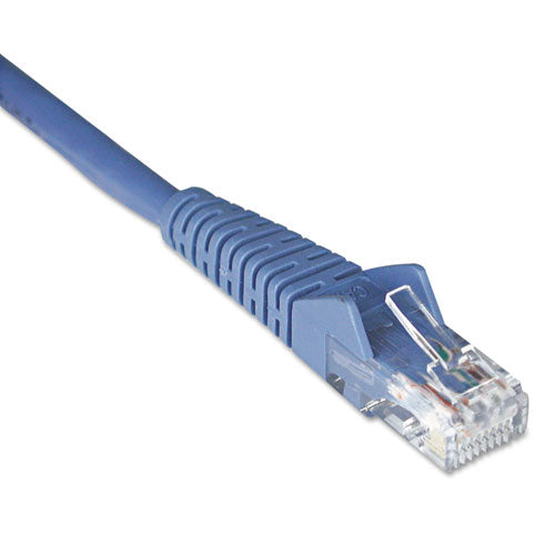 Tripp Lite Cat6 Gigabit Snagless Molded Patch Cable, RJ45 (M-M), 7 ft., Blue N201-007-BL
