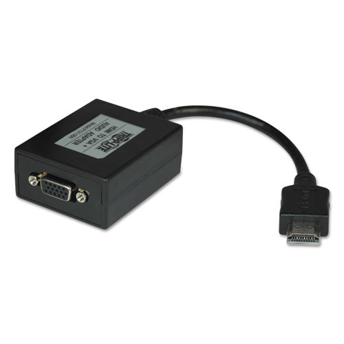 Tripp Lite HDMI to VGA with Audio Converter Cable, 1920 x 1200 (1080p), 6" P131-06N