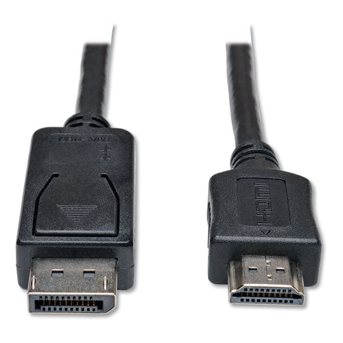 Tripp Lite DisplayPort to HDMI Cable Adapter (M-M), 10 ft., Black P582-010