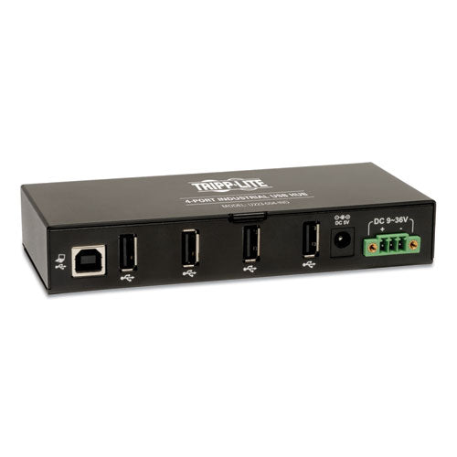 Tripp Lite 4-Port USB 2.0 Mini Hub, Black U223-004-IND