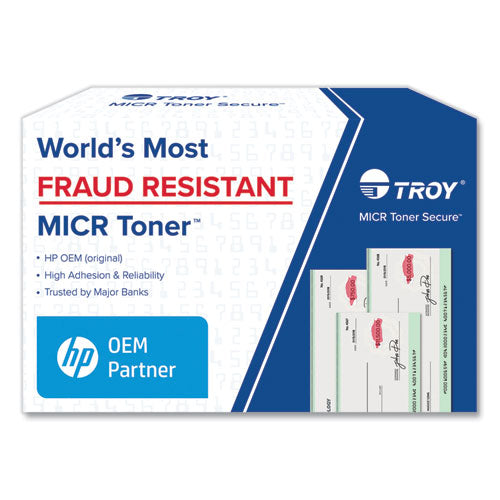 Troy 0281676001 287X High-Yield MICR Toner Secure, Alternative for HP CF287X, Black 02-81676-001