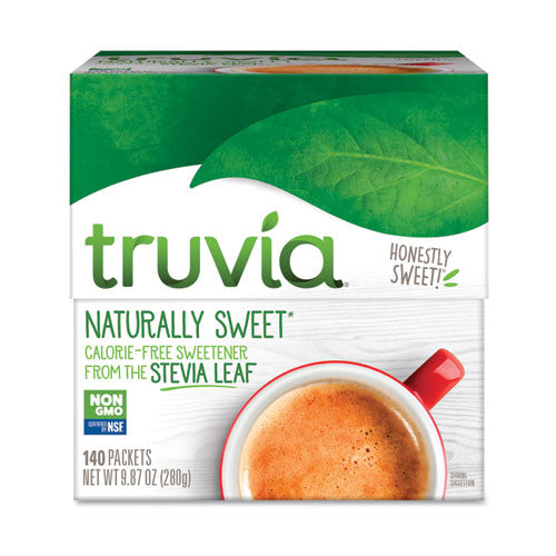 Truvia Natural Sugar Substitute, 140 Packets-Box BBD02054