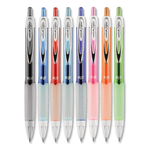 Uni-ball Signo 207 Gel Pen, Retractable, Medium 0.7 mm, Assorted Ink and Barrel Colors, 8-Pack 1739929