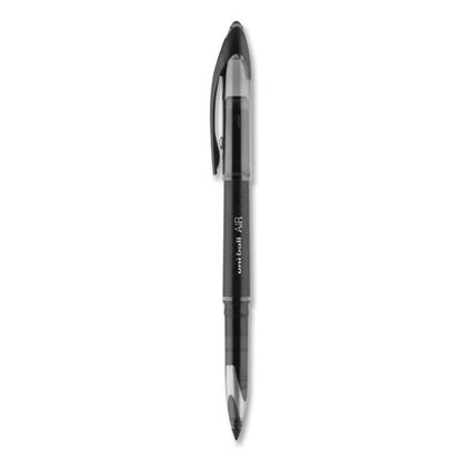 Uni-ball AIR Porous Rollerball Pen, Medium 0.7 mm, Black Ink-Barrel, Dozen 1927631