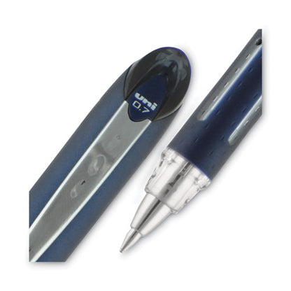 Uni-ball Jetstream Ballpoint Pen, Stick, Fine 0.7 mm, Black Ink, Black Barrel 40173