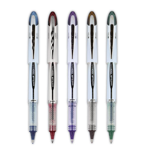 Uni-ball Refill for Vision Elite Roller Ball Pens, Bold Conical Tip, Assorted Ink Colors, 2-Pack 61234PP