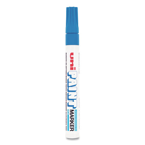 uni-Paint Permanent Marker, Medium Bullet Tip, Blue 63603