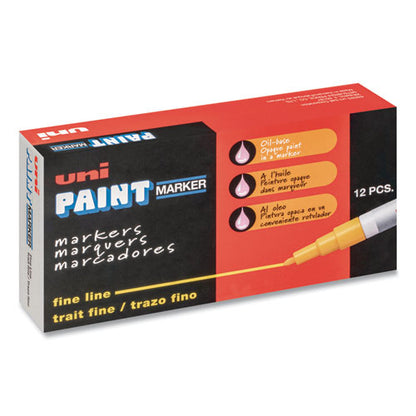 uni-Paint Permanent Marker, Fine Bullet Tip, Green 63704