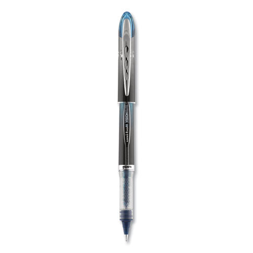Uni-ball VISION ELITE Roller Ball Pen, Stick, Extra-Fine 0.5 mm, Blue-Black Ink, Black-Blue Barrel 69020