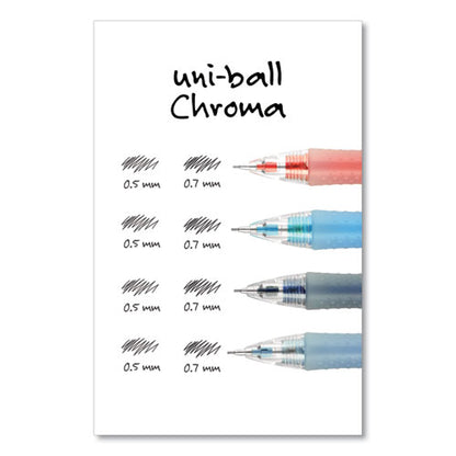 Uni-ball Chroma Mechanical Pencil, 0.7 mm, HB (#2), Black Lead, Red Barrel, Dozen 70135