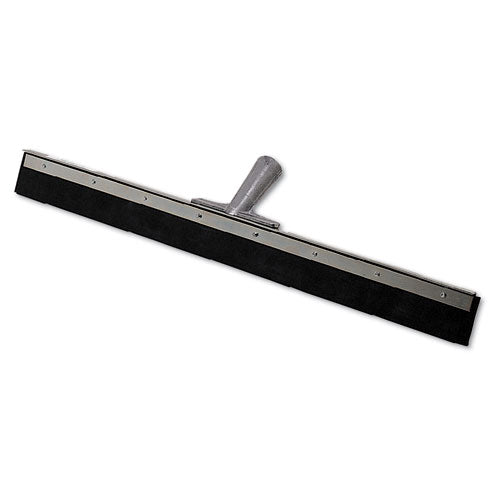 Unger Aquadozer Eco Floor Squeegee,18 Inch Black Rubber Blade, Straight FE450