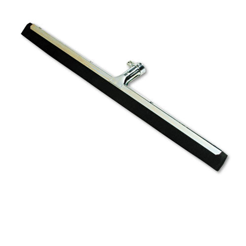 Unger Water Wand Standard Floor Squeegee, 22" Wide Blade, Black Rubber, Insert Socket MW550