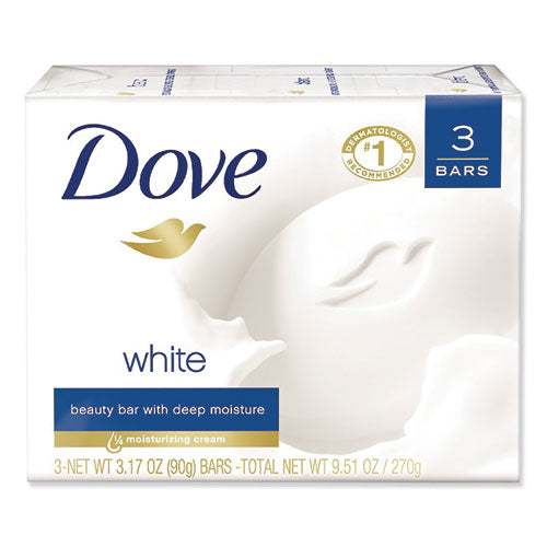 Dove White Beauty Light Scent 3.17 oz Soap Bar (3 Pack) 04090
