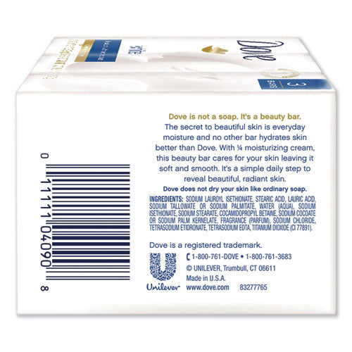 Dove White Beauty Light Scent 3.17 oz Soap Bar (3 Pack) 04090