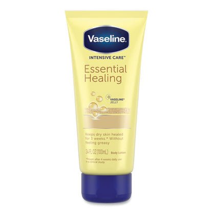 Vaseline Intensive Care Essential Healing Body Lotion, 3.4 oz Squeeze Tube, 12-Carton 10305210044484