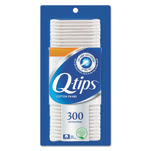 Q-tips Cotton Swabs, Antibacterial, 300-Pack 17900PK
