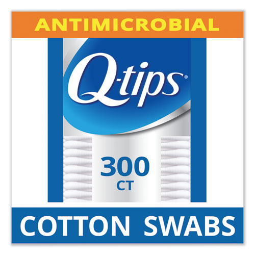 Q-tips Cotton Swabs, Antibacterial, 300-Pack 17900PK
