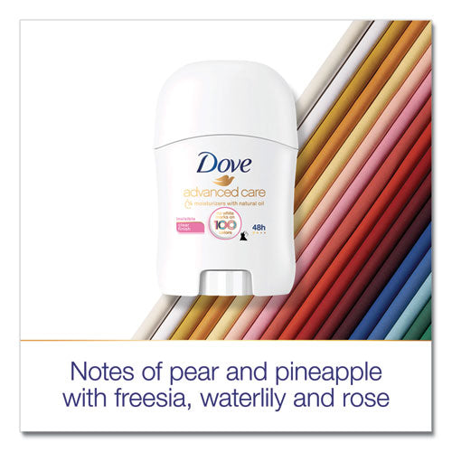 Dove Invisible Solid Antiperspirant Deodorant, Floral Scent, 0.5 oz 66801EA