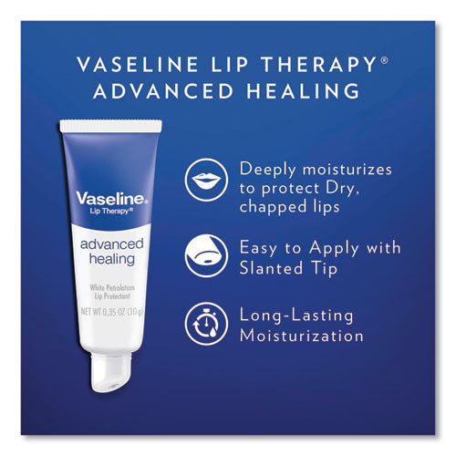 Vaseline Lip Therapy Advanced Lip Balm, Original, 0.35 oz 75000EA