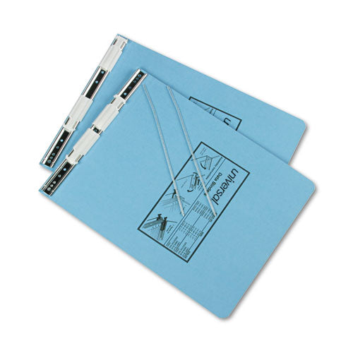 Universal Pressboard Hanging Binder, 2 Posts, 6" Capacity, 9.5 x 11, Light Blue A7011722A