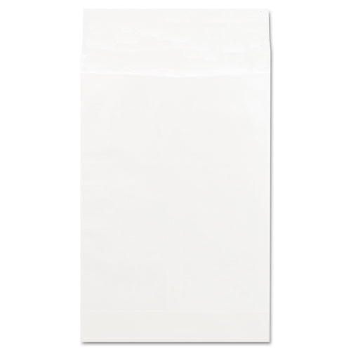 Universal Deluxe Tyvek Expansion Envelopes, #15 1-2, Square Flap, Self-Adhesive Closure, 12 x 16, White, 100-Box UNV19001