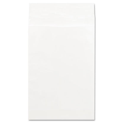 Universal Deluxe Tyvek Expansion Envelopes, #15 1-2, Square Flap, Self-Adhesive Closure, 12 x 16, White, 100-Box UNV19001