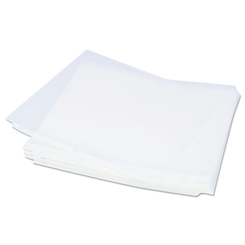 Universal Top-Load Poly Sheet Protectors, Std Gauge, Nonglare, Clear, 50-Pack UNV21126