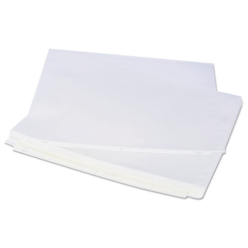 Universal Top-Load Poly Sheet Protectors, Heavy Gauge, Clear, 50-Pack UNV21128