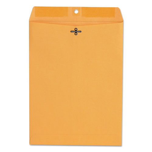 Universal Kraft Clasp Envelope, #90, Square Flap, Clasp-Gummed Closure, 9 x 12, Brown Kraft, 100-Box UNV35264