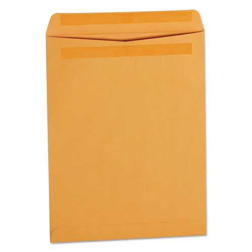 Universal Self-Stick Open-End Catalog Envelope, #13 1-2, Square Flap, Self-Adhesive Closure, 10 x 13, Brown Kraft, 250-Box UNV35292