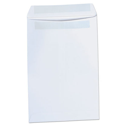 Universal Self-Stick Open-End Catalog Envelope, #1, Square Flap, Self-Adhesive Closure, 6 x 9, White, 100-Box UNV42100