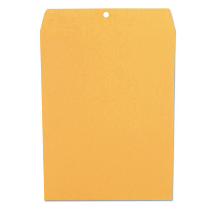 Universal Kraft Clasp Envelope, #12 1-2, Square Flap, Clasp-Gummed Closure, 9.5 x 12.5, Brown Kraft, 100-Box UNV42907