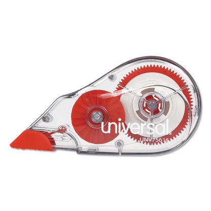 Universal Correction Tape Dispenser, Non-Refillable, 1-5" x 315", 10-Pack UNV75616