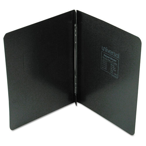 Universal Pressboard Report Cover, Two-Piece Prong Fastener, 3" Capacity, 8.5 x 11, Black-Black UNV80571