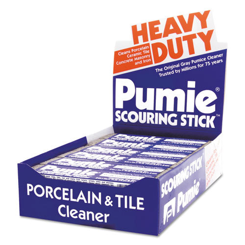 Pumie Scouring Stick, 6.75 x 1.25, Gray, Dozen JAN-12