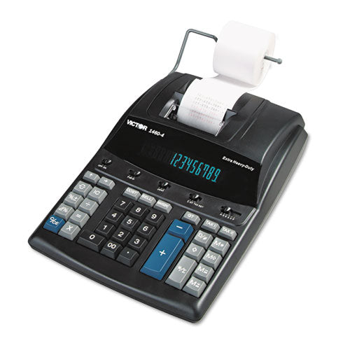 Victor 1460-4 Extra Heavy-Duty Printing Calculator, Black-Red Print, 4.6 Lines-Sec 1460-4