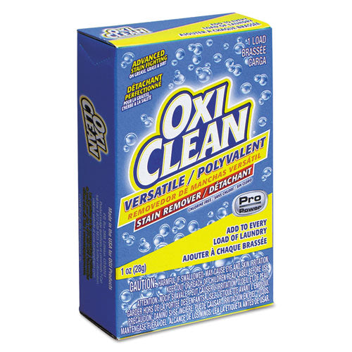 OxiClean Versatile Stain Remover Vend-Box, 1-Load, 1oz Box, 156-Carton VEN 5165500