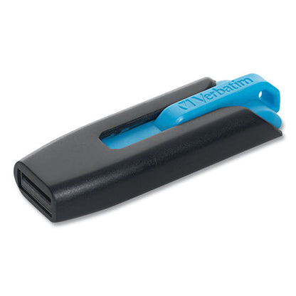 Verbatim Store 'n' Go V3 USB 3.0 Drive, 16 GB, Black-Blue 49176