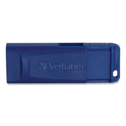Verbatim Classic USB 2.0 Flash Drive, 4 GB, Blue 97087