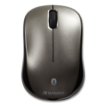 Verbatim Bluetooth Wireless Tablet Multi-Trac Blue LED Mouse, 2.4 GHz Frequency-30 ft Wireless Range, Left-Right Hand Use, Graphite 98590