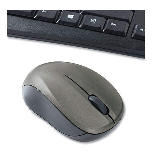 Verbatim Silent Wireless Mouse and Keyboard, 2.4 GHz Frequency-32.8 ft Wireless Range, Black 99779