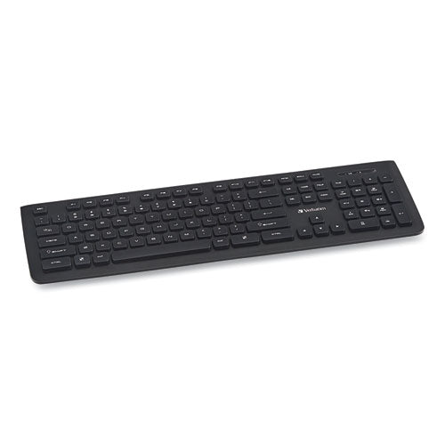 Verbatim Wireless Slim Keyboard, 103 Keys, Black 99793