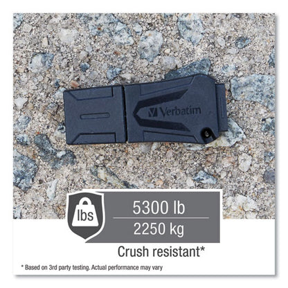 Verbatim ToughMAX USB Flash Drive, 32 GB, Black 99849