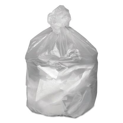 Good 'n Tuff Waste Can Liners, 30 gal, 8 microns, 30" x 36", Natural, 500-Carton GNT3037