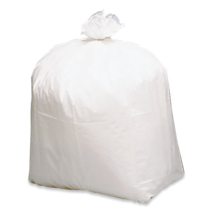Earthsense Commercial Linear-Low-Density Recycled Tall Kitchen Bags, 13 gal, 0.85 mil, 24" x 33", White, 150-Box RNW1K150V