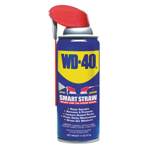 WD-40 Smart Straw Spray Lubricant, 11 oz Aerosol Can 490040