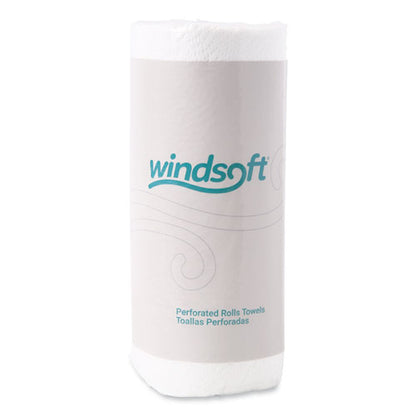 Windsoft Kitchen Roll Towels, 2 Ply, 11 x 8.8, White, 100-Roll WIN1220RL