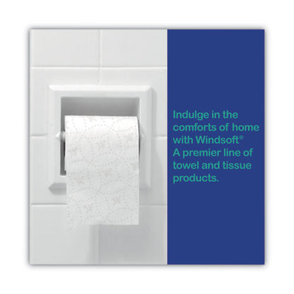 Windsoft Premium Bath Tissue, Septic Safe, 2-Ply, White, 4 x 3.9, 284 Sheets-Roll, 24 Rolls-Carton 418230
