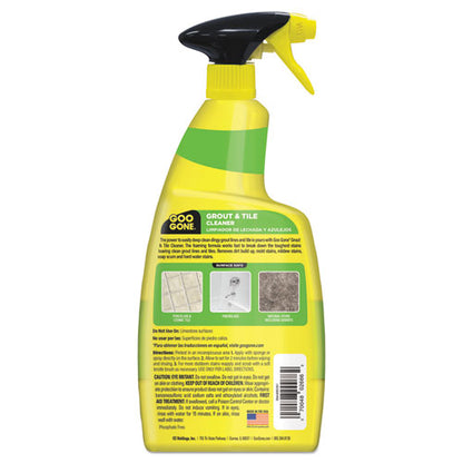 Goo Gone Grout and Tile Cleaner, Citrus Scent, 28 oz Trigger Spray Bottle, 6-CT 2054A